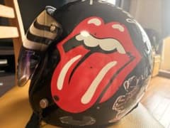 The Rolling Stones ジェットヘルメット 本体 - メルカリ