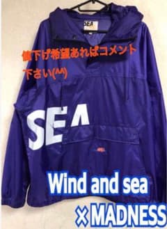 wind and sea madnessコラボ アノラックパーカー　ウィンダンシのサムネイル