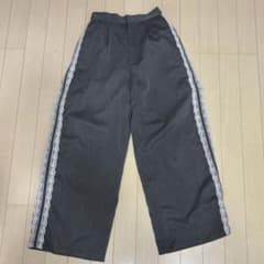 【 NICE CLAUP】 パンツ サイドレースワイドスラックスのサムネイル