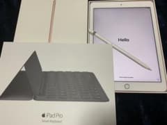【値下げ！】iPad Pro 9.7インチ 128GB keyboard付きのサムネイル