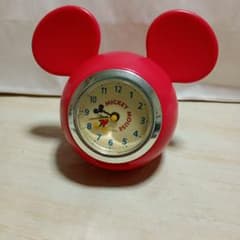 ミッキーマウス 置時計 レッド インテリアのサムネイル