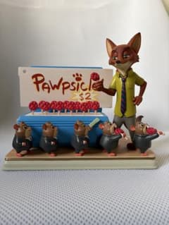 Zootopia フィギュア ズートピア ニック アイスキャンディ 小物入れ
