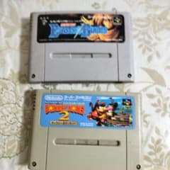 スーパーファミコン ソフト 2本セットのサムネイル
