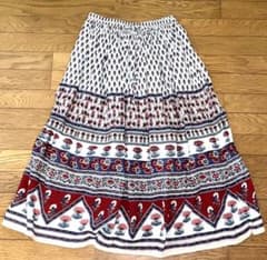 ふわふわインド綿のスカート　ワールドのサムネイル