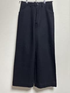 【40s】 USA製DOMEジップ ワークスラックス ネイビー ストレート