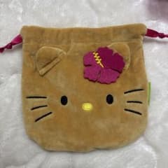 日焼けキティ　巾着　ポーチのサムネイル