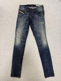 DIESEL Denim Industryダメージ加工デニムパンツW25L30のサムネイル