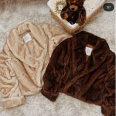 treat urself ファーコート　ブラウンのサムネイル