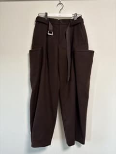 【sacai】25aw DoubleFaced WoolMelton Pants sacai 25aw DoubleFaced Wool Melton Pants - メルカリ
