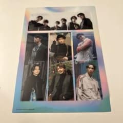 SixTONES 声 特典 ユニット楽曲絵柄クリアシート 非売品のサムネイル