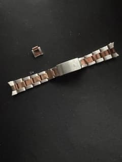 マ*ル様 美品ロレックス オイスター PGリベットブレス 17mm ボーイズピン マ*ル様 美品ロレックス オイスター PGリベットブレス 17mm ボーイズ