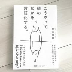 こうやって頭の中を言語化する 荒木俊哉のサムネイル