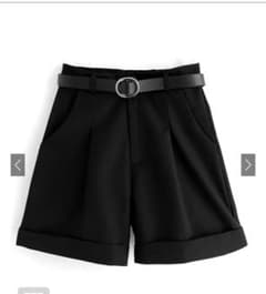 ベルト付きロールアップショートパンツのサムネイル