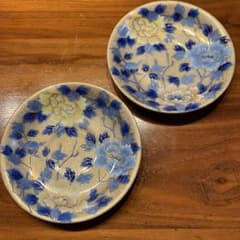 専用★オールド深川★深川青磁　14cmプレート　ペア★明治有田の超絶技巧★のサムネイル