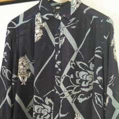 レトロ総柄シャツ☆11号のサムネイル