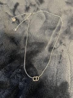Christian Dior CDロゴ ネックレス シルバーのサムネイル