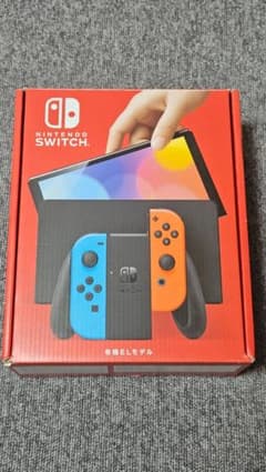 【おまけ付】Nintendo Switch 有機ELモデル ネオンブルー／レッドのサムネイル