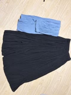 UNIQLO ガウチョパンツ 2枚セット Mサイズのサムネイル