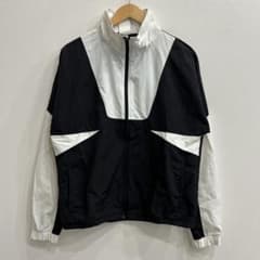 【R1020】 Reebok ナイロンジャケット サイズS ブラック 黒