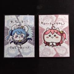 ホロライブ ちいかわ スリーブ さくらみこ 星街すいせい 1枚ずつセット