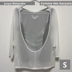 希少⭐︎ジュンヤワタナベ　シースルー　レイヤード　トップス　S 希少⭐︎ジュンヤワタナベ シースルー レイヤード トップス S - メルカリ