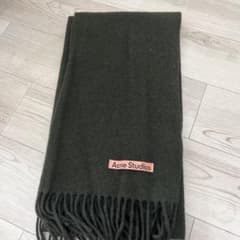 Acne Studios マフラー ダークグリーンのサムネイル