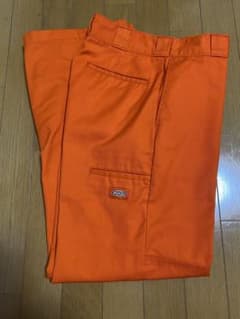 希少 Dickies ダブルニー 復刻レアカラー オレンジ 30 ディッキーズ