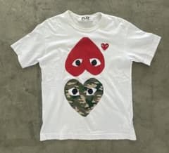 PLAY COMME des GARÇONS Tシャツ 迷彩 短丈 - メルカリ