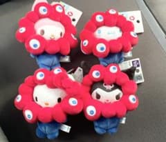 【新品】EXPO2025 ミャクミャク × サンリオ カラビナ 4点セット