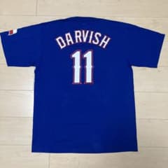 テキサスレンジャース　ダルビッシユ　Tシャツ 新品　ロイヤルブルーのサムネイル