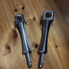 1インチ ハンドルライザー クロームハンドルステム ハンドルポスト 