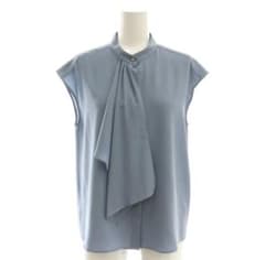 値下げ)トーナル TONAL フリルタイ ノースリーブ ブラウスのサムネイル