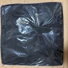 ハンドル付きメッシュランドリーバスケット 黒 Lのサムネイル