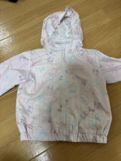 女の子 ウィンドブレーカー リボン柄 ピンクのサムネイル