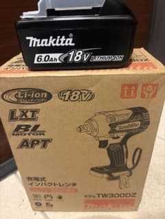 マキタ 電動インパクトレンチ 18V 本体と新品電池パック1つ付き 即日 