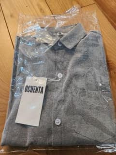 OCHENTA ボタンシャツ  グレー 160cm(JP150cm)のサムネイル