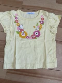 familiar ファミリア Tシャツ 90 花柄 うさぎのサムネイル