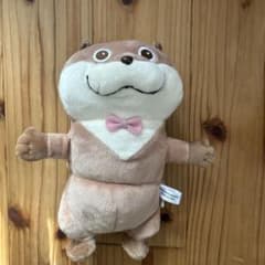 可愛い嘘のカワウソ　ラテカラー　ぬいぐるみ　ポーチ