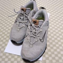 美品 NIKE ナイキ レディース デニム調 グレー スニーカー 24.5cmのサムネイル