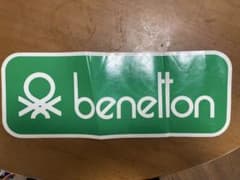 benetton ベネトン ロゴステッカーのサムネイル