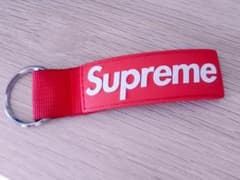 Supreme Webbing Keychain キーホルダー 赤のサムネイル