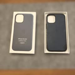 iPhone 12 mini レザーケース ネイビーのサムネイル