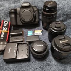 CANON EOS5Dmark2とレンズ4本のサムネイル