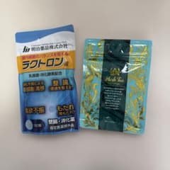 【新品未開封】ラクトロン錠 180錠 ＋ シボラナイト ハーブティー 5包のサムネイル