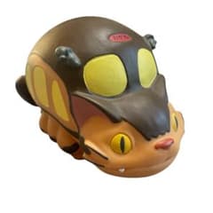 My Neighbor Totoro Catbus Piggy Bank, Ghibli Figure, Soft Vinyl Figurine, Excellent Condition