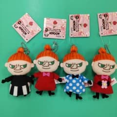 ② ムーミン　ぬいぐるみマスコット リトルミイがいっぱい 4個セット 新品未使用