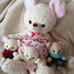 チワワ様専用ページです☆ガーリーベア ぬいぐるみ 4点まとめ売り☆のサムネイル