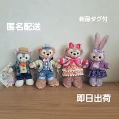 ダッフィー＆フレンズ ぬいぐるみバッジ 4点セット