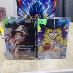 ワンピースカードゲーム　決戦の刻　キャベンディッシュ バーソロミュー・くまセットのサムネイル