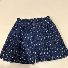 CLASSIC 花柄ショートパンツ 130相当 プリーツ風デザインのサムネイル